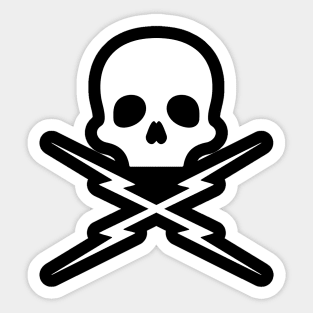 Death Proof Skull Sticker